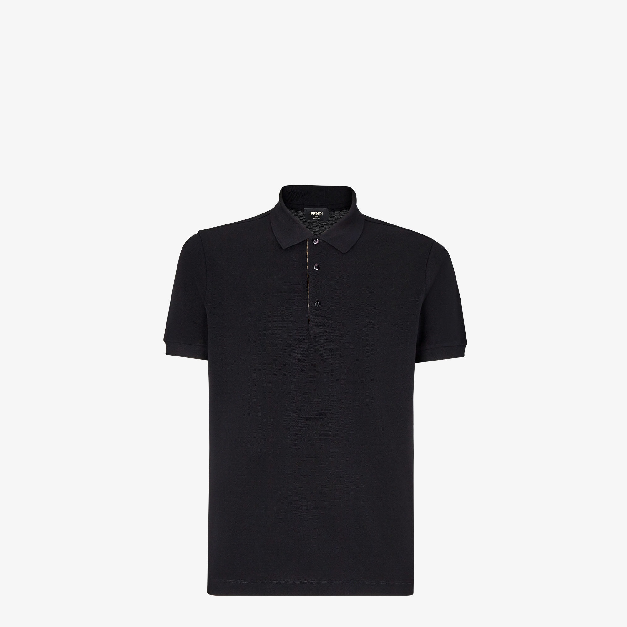 Polo Shirt Cotton Black | Fendi
