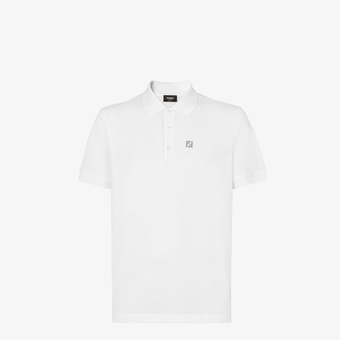 Polo Shirt White piqué polo shirt White - Image 1/4