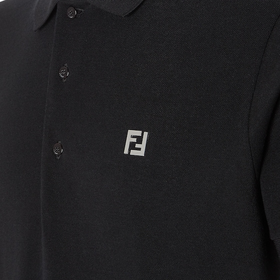 Fendi Regular-fit, short-sleeved polo shirt | Thumbnail 3