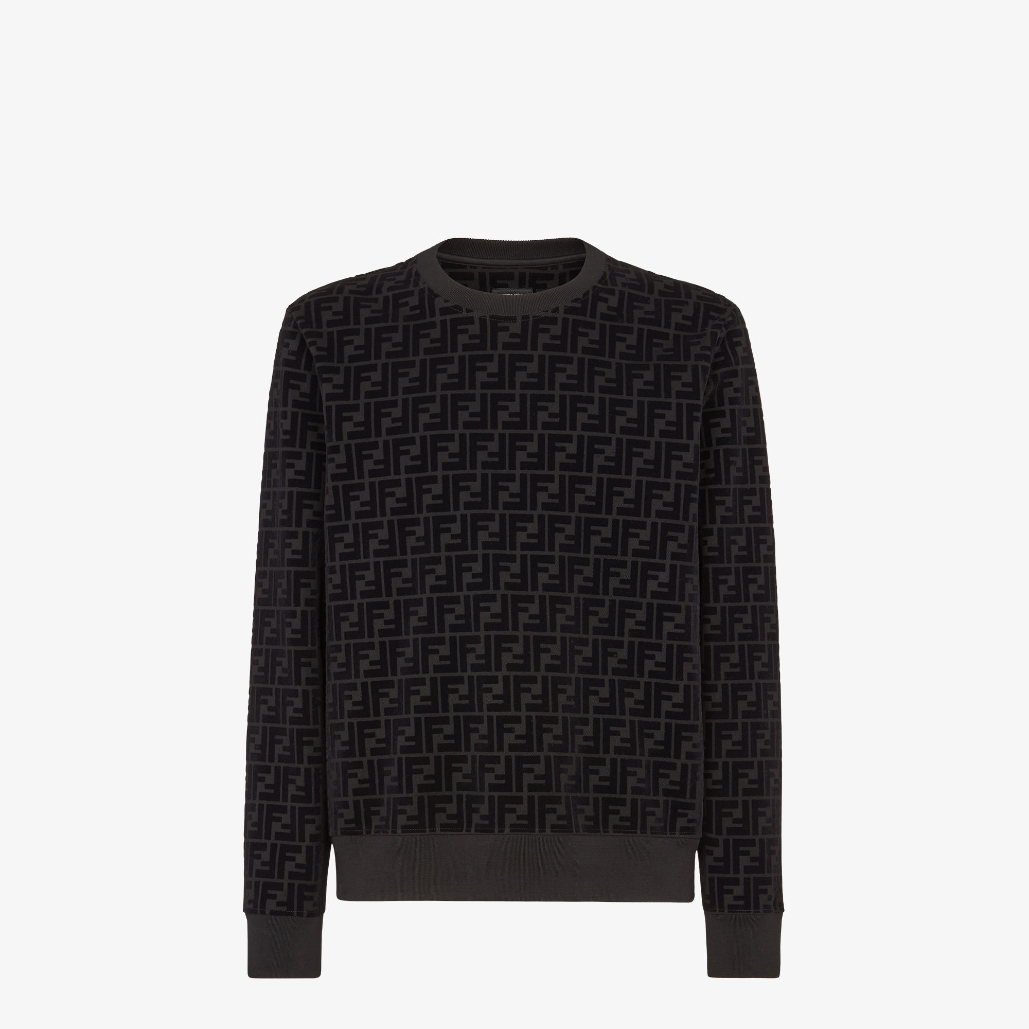 Sweatshirt Black pique sweatshirt Fendi