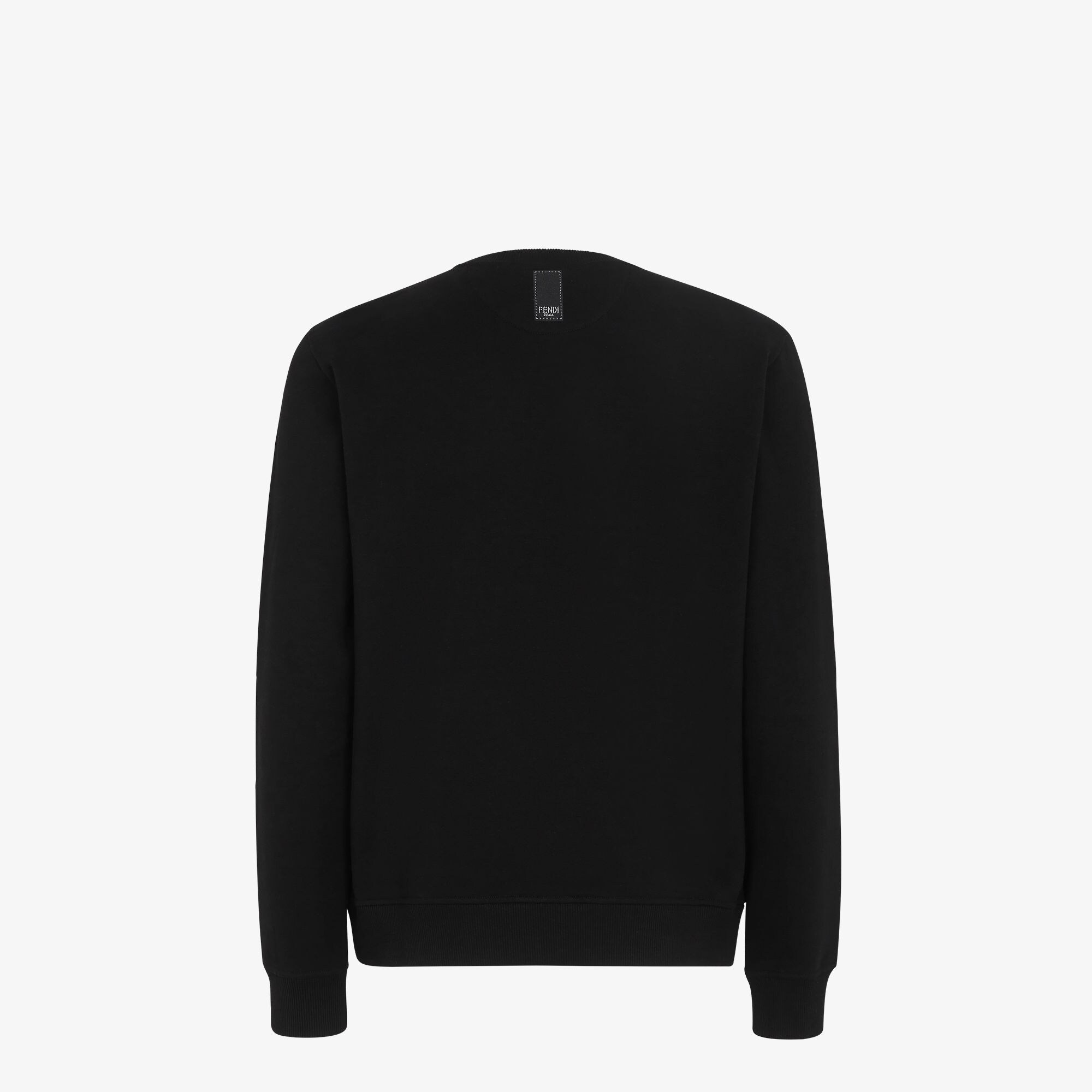 Fendi black cotton sweatshirt hotsell