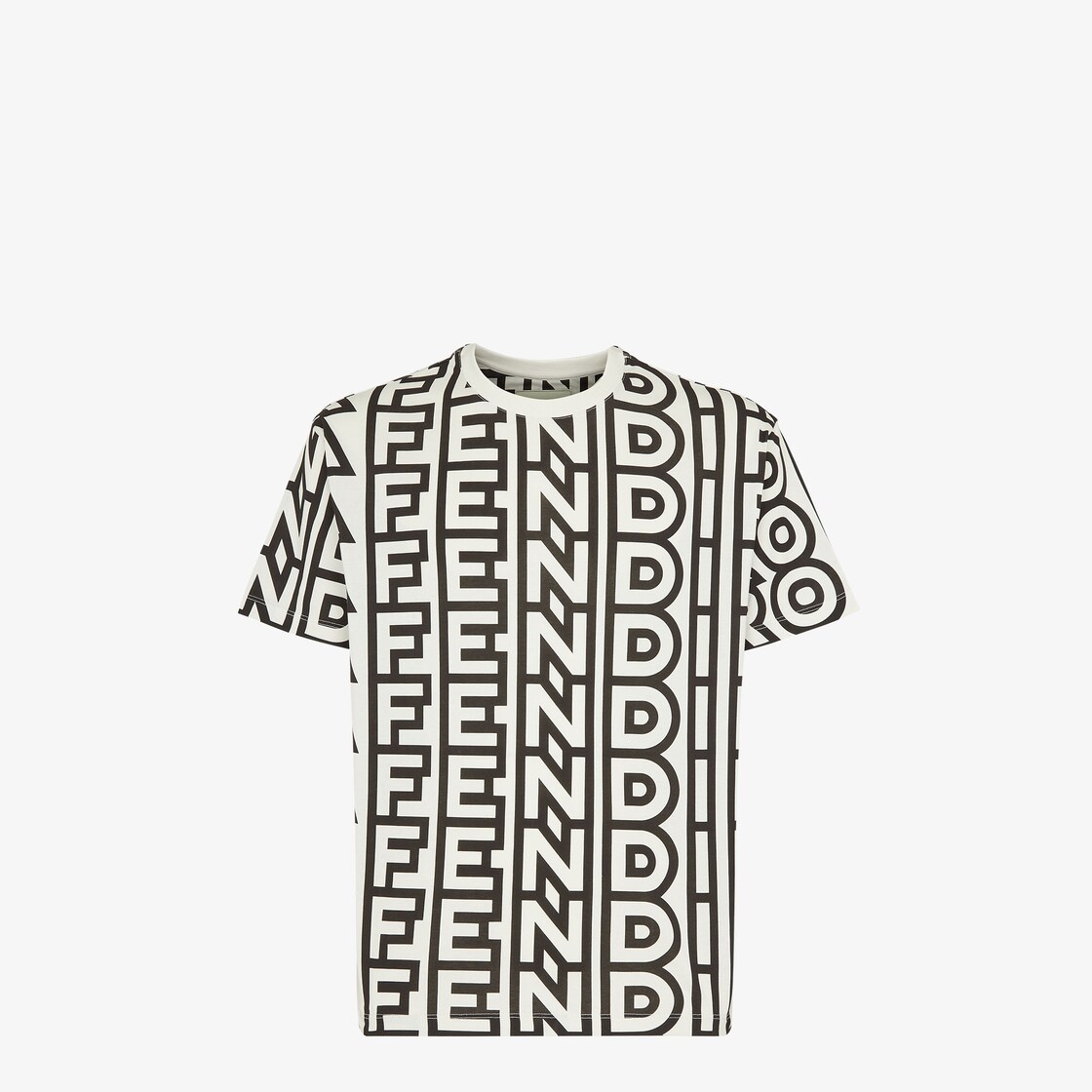 Tシャツ - FENDI ROMAカプセル ツートンジャージー Tシャツ | Fendi