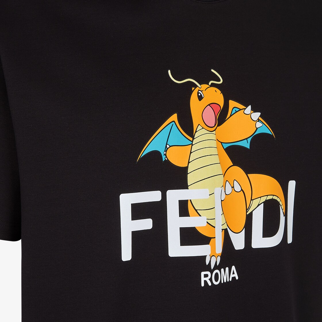 Fendi x FRGMT x Pokemon T-shirt Black Men's - FW23 - US