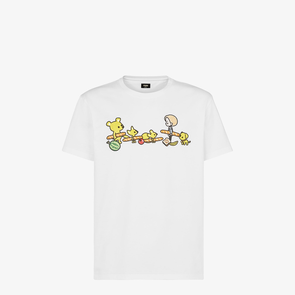 ホワイト のウィ メンズ 向けデザイナー Tシャツ | FENDI JP ホワイト のウィ メンズ 向けデザイナー Tシャツ | FENDI JP