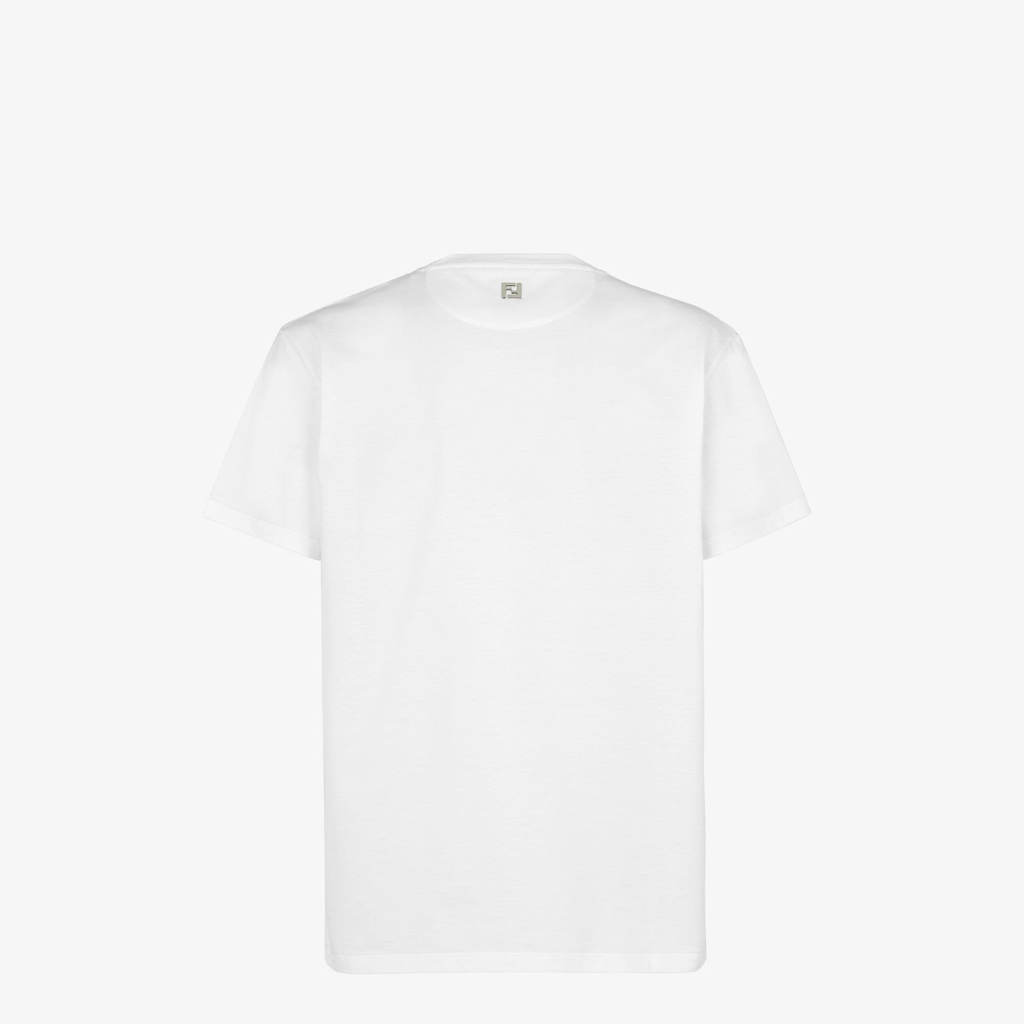 Silvia and The Baguette Tシャツ コットン ホワイト | Fendi