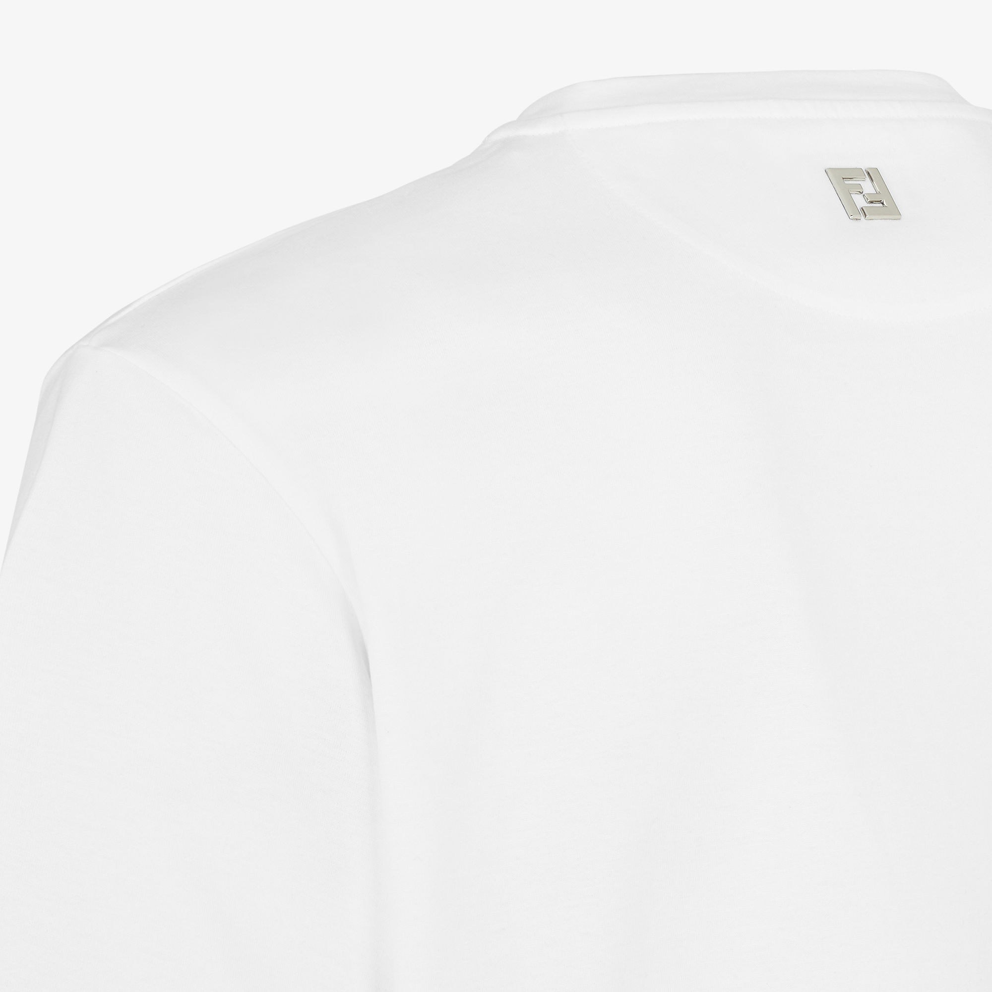 Silvia And The Baguette T-Shirt Cotton White | Fendi