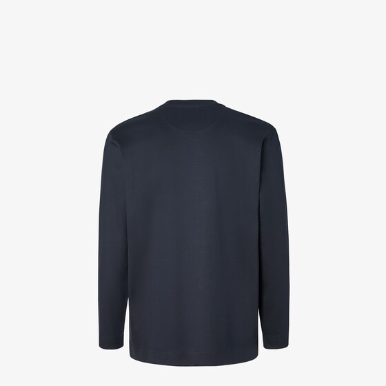 Fendi Regular-fit, long-sleeved crew-neck T-shirt | Thumbnail 2