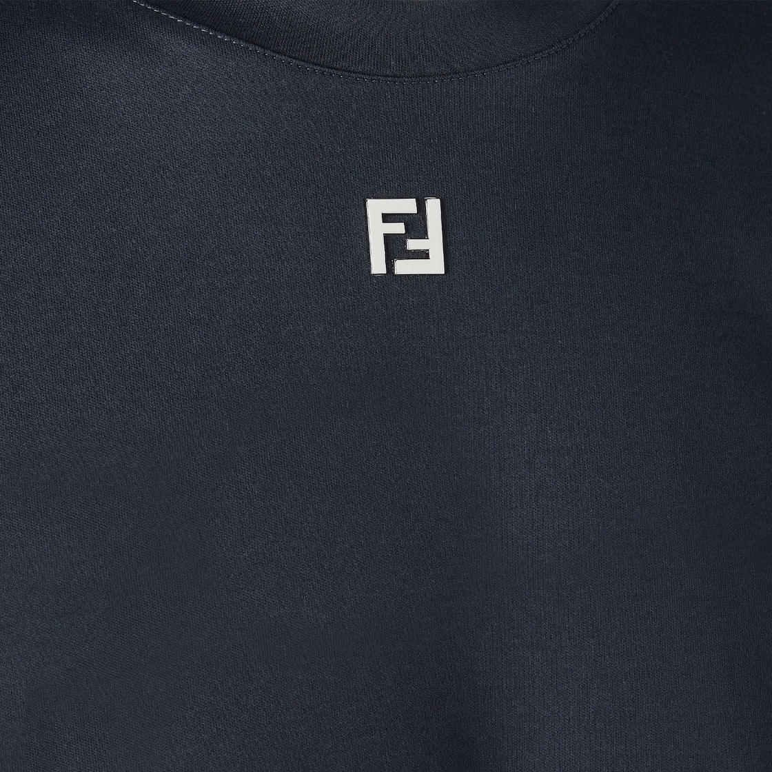 T-shirt Dark blue cotton T-shirt Blue - Image 3/3