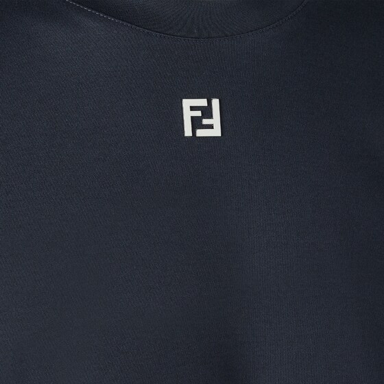 Fendi Regular-fit, long-sleeved crew-neck T-shirt | Thumbnail 3