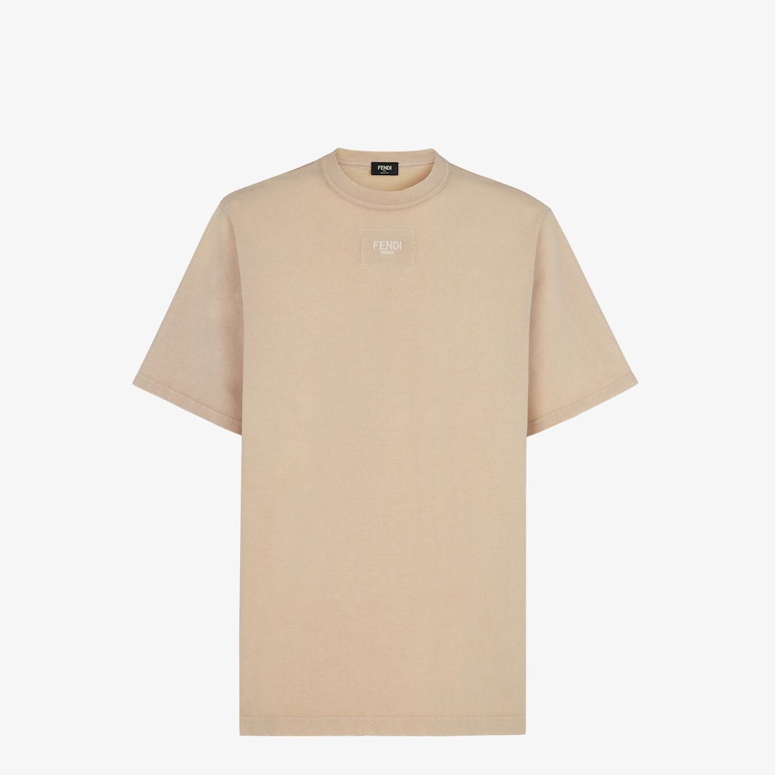 T-Shirt - Beige jersey T-shirt | Fendi