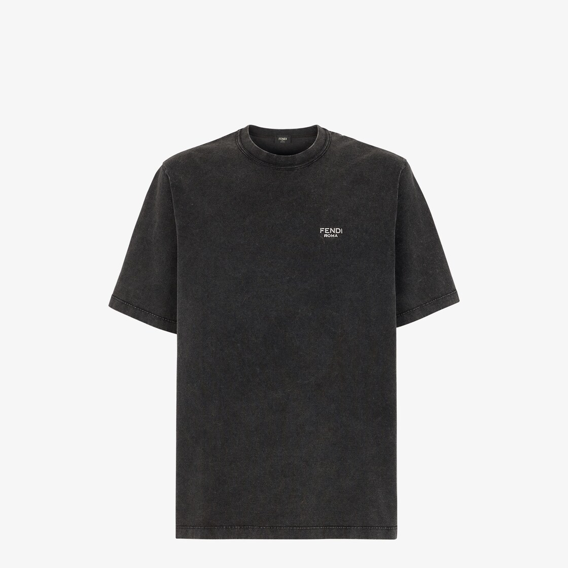 T-Shirt - Black jersey T-shirt | Fendi