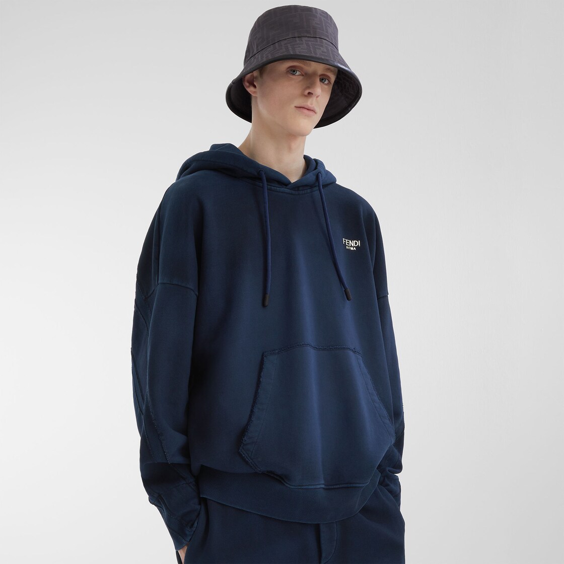 Blue fendi hoodie online