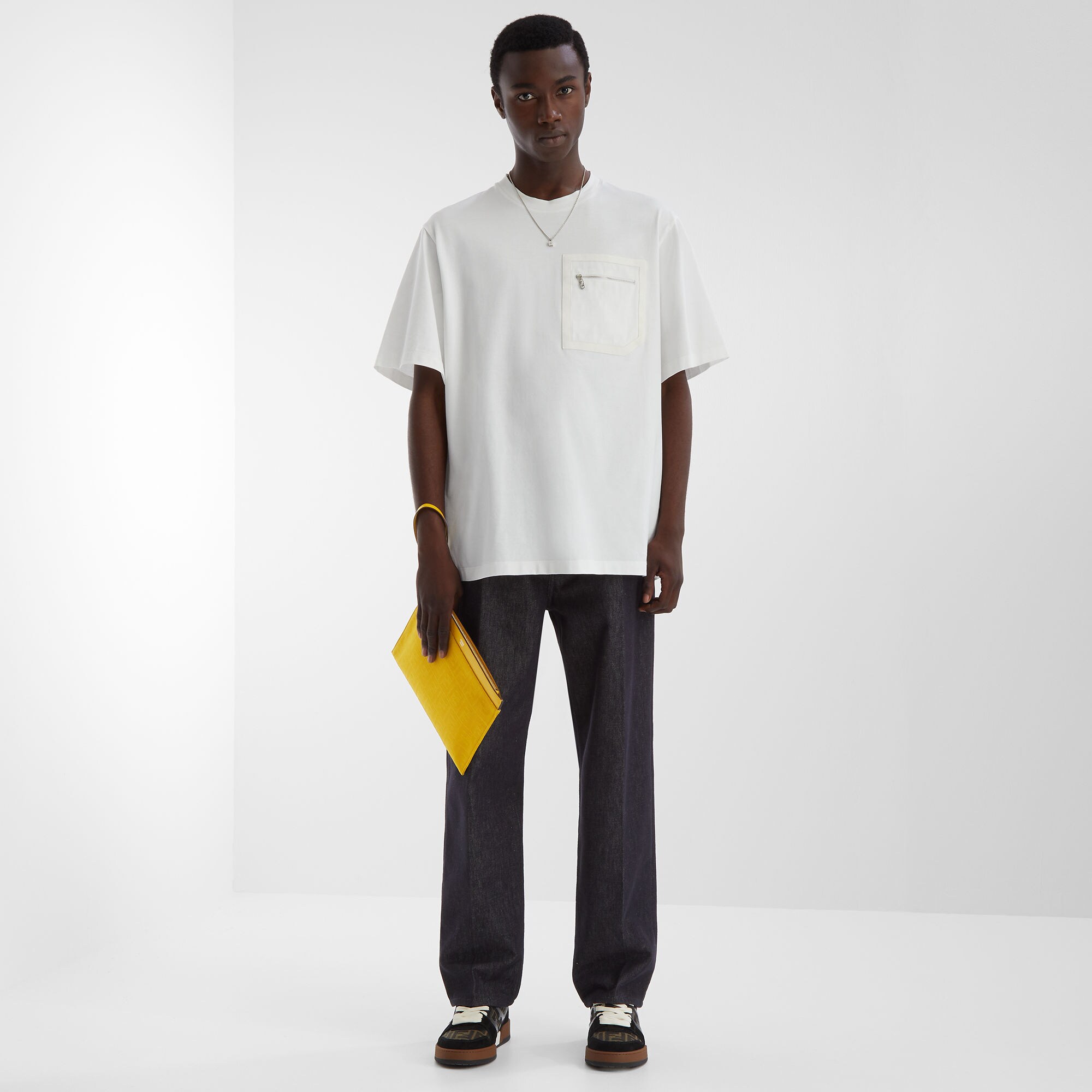 Tシャツ - ホワイトコットン Tシャツ | Fendi