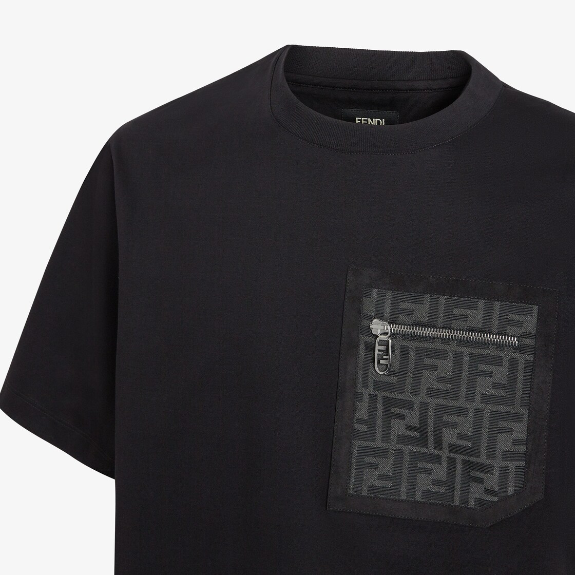 FENDI ロゴ　ブラック　Tシャツ　半袖　40サイズ　FF