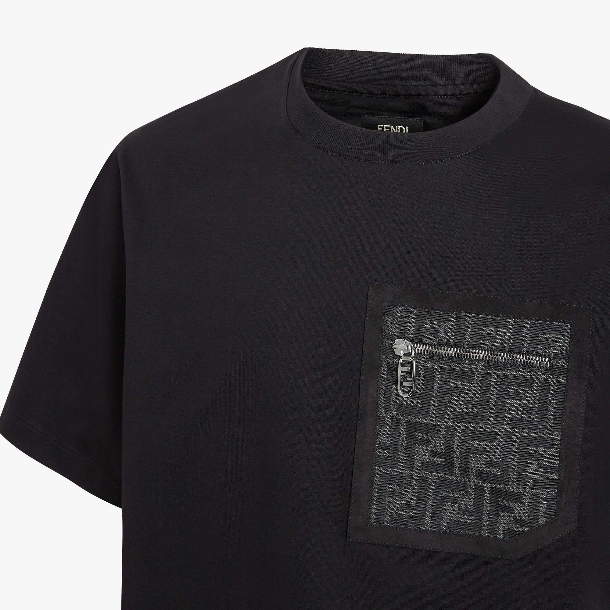 T-Shirt Cotton Black | Fendi