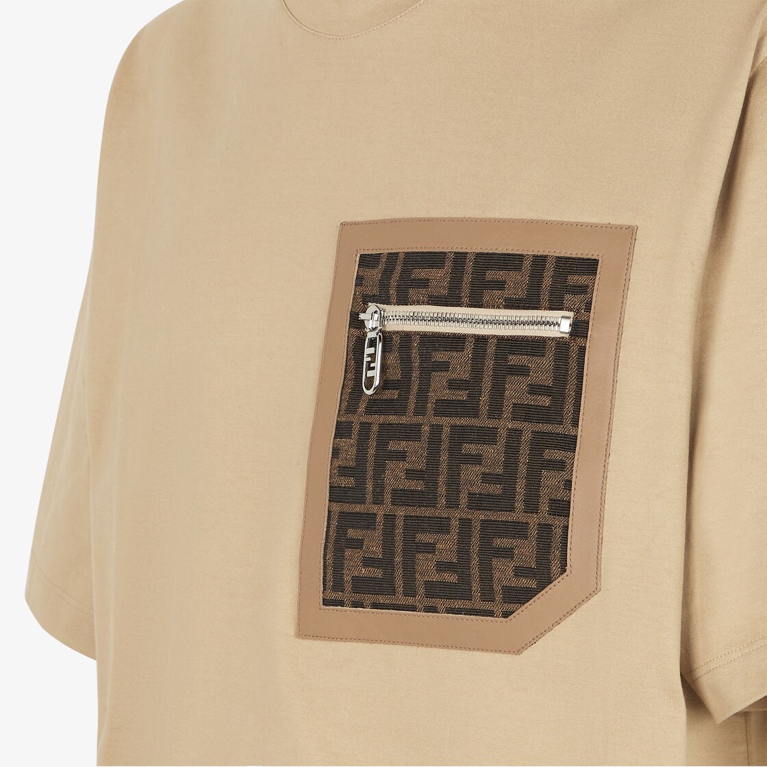 Tシャツ - ベージュジャージー Tシャツ | Fendi