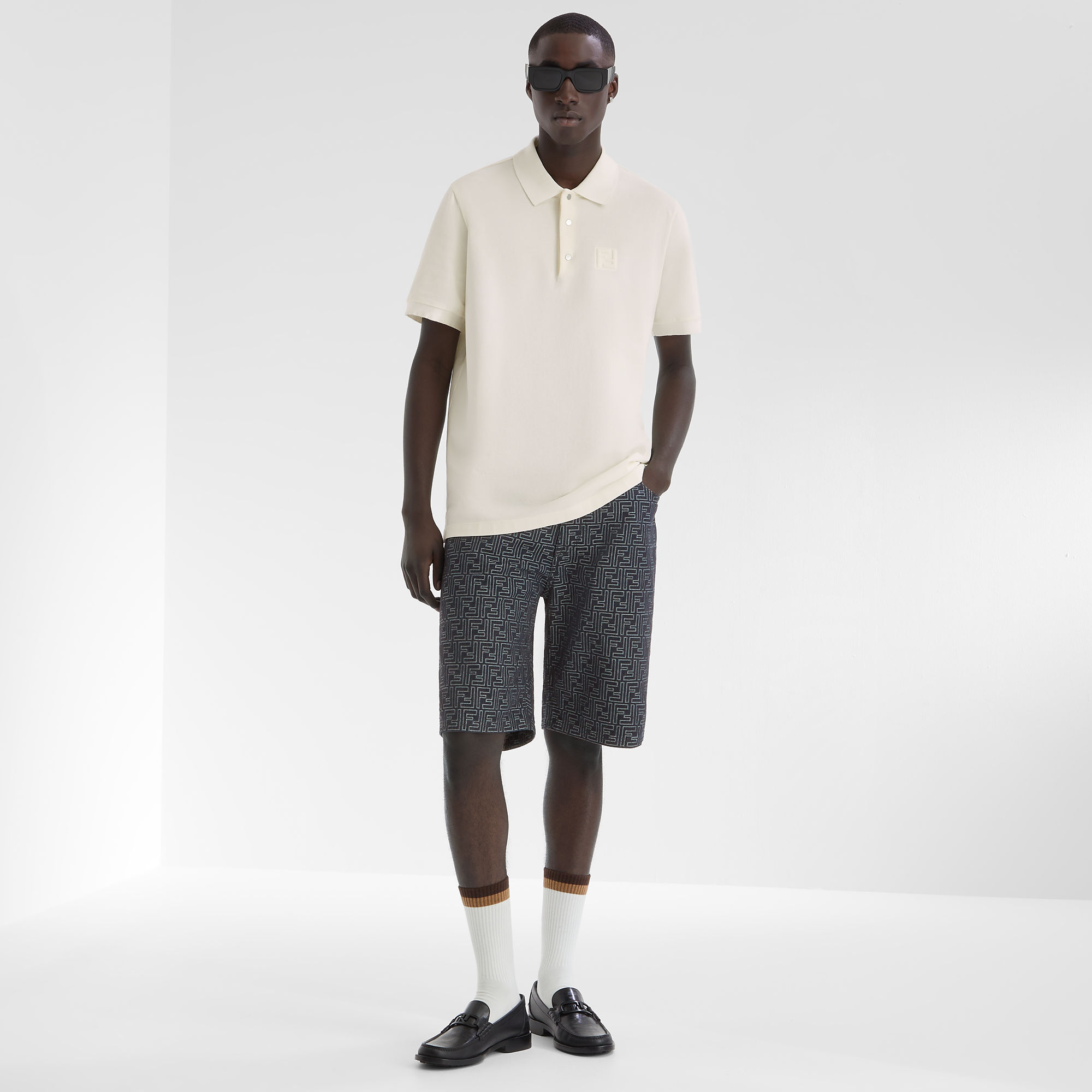 Polo shirt Cotton White | Fendi Polo shirt Cotton White | Fendi