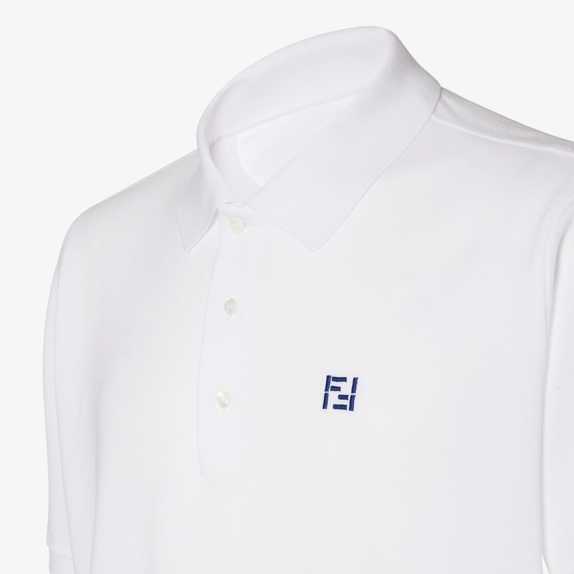 Polo Shirt White cotton polo shirt White - Image 4/5