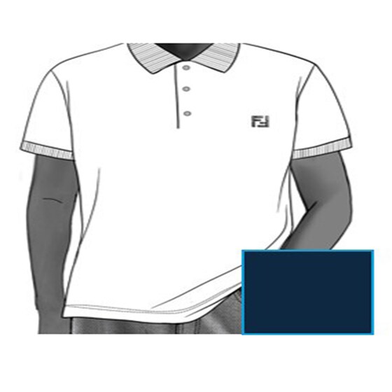Fendi Short-sleeved polo shirt featuring a classic collar