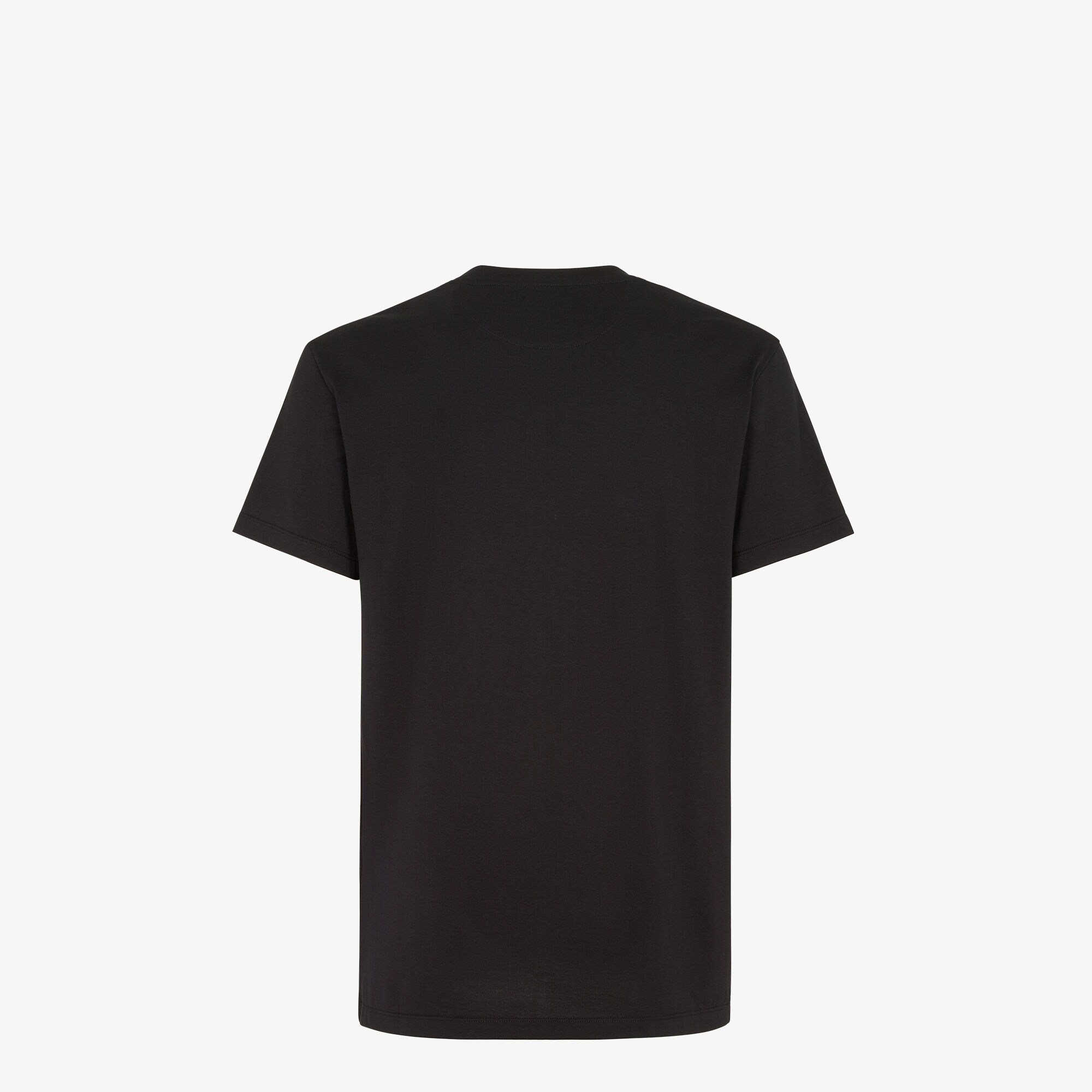 Tシャツ - ブラックコットン Tシャツ | Fendi