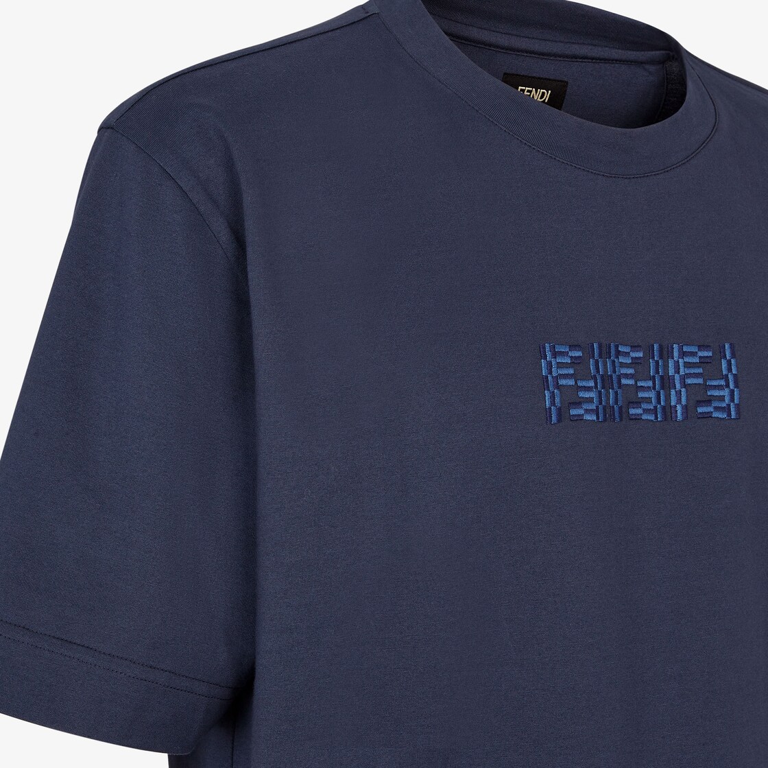 Blue fendi t shirt on sale