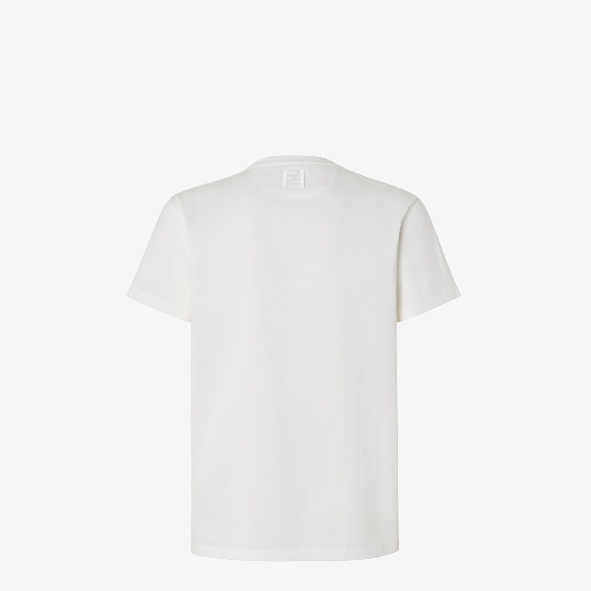 関税込 FENDI ホワイトコットン Tシャツ Tシャツ コットン ホワイト | Fendi