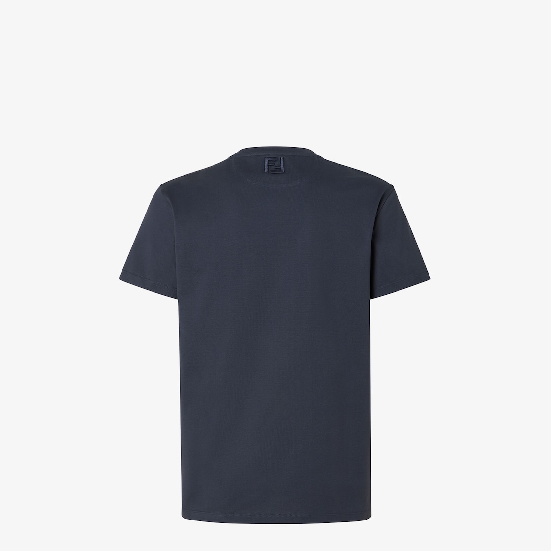 T-Shirt Navy blue cotton T-shirt Blue - Image 2/3