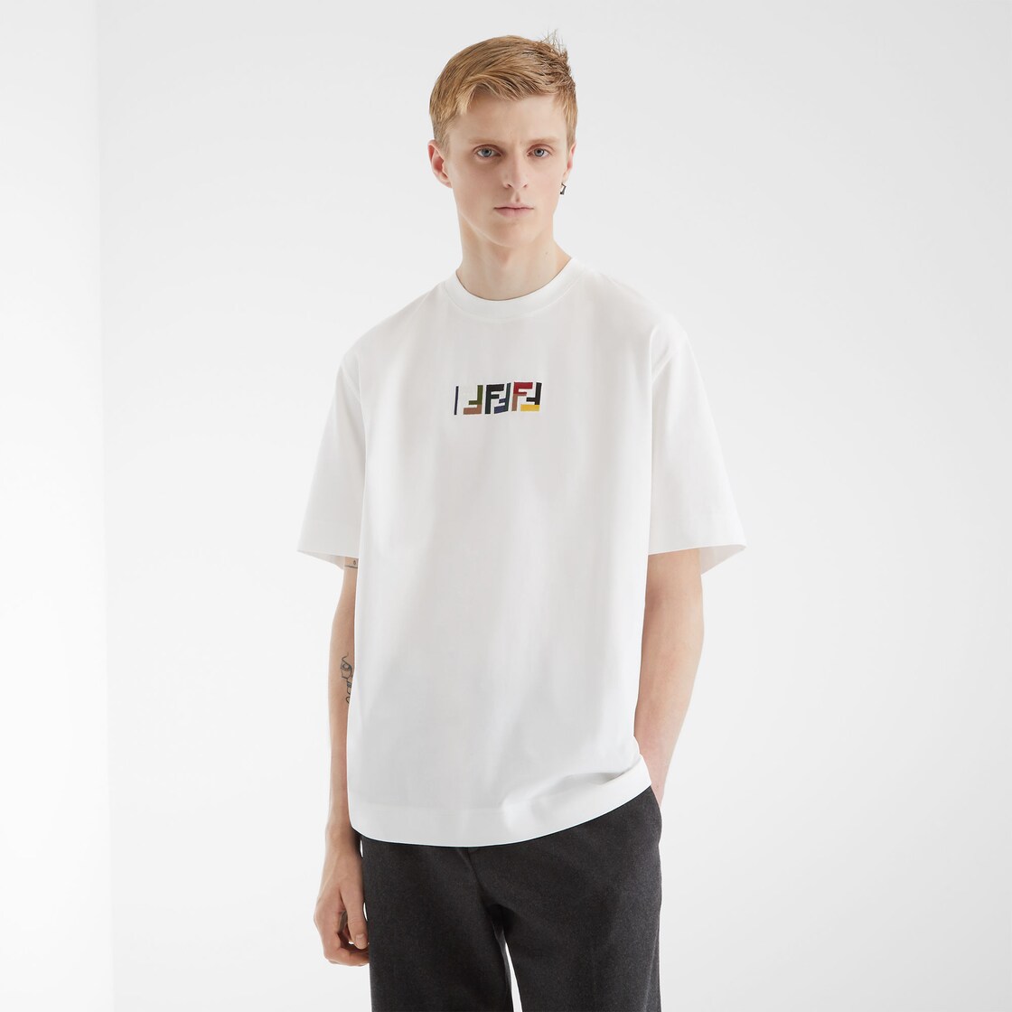 Fendi white t shirt best sale