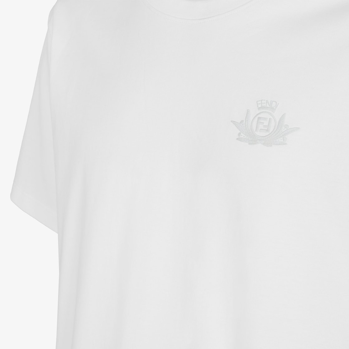 T-Shirt White cotton T-shirt White - Image 3/4