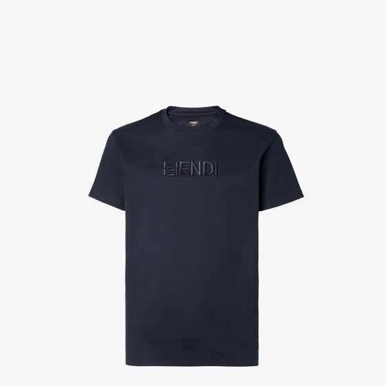 Fendi Slim-fit short-sleeved crew-neck T-shirt