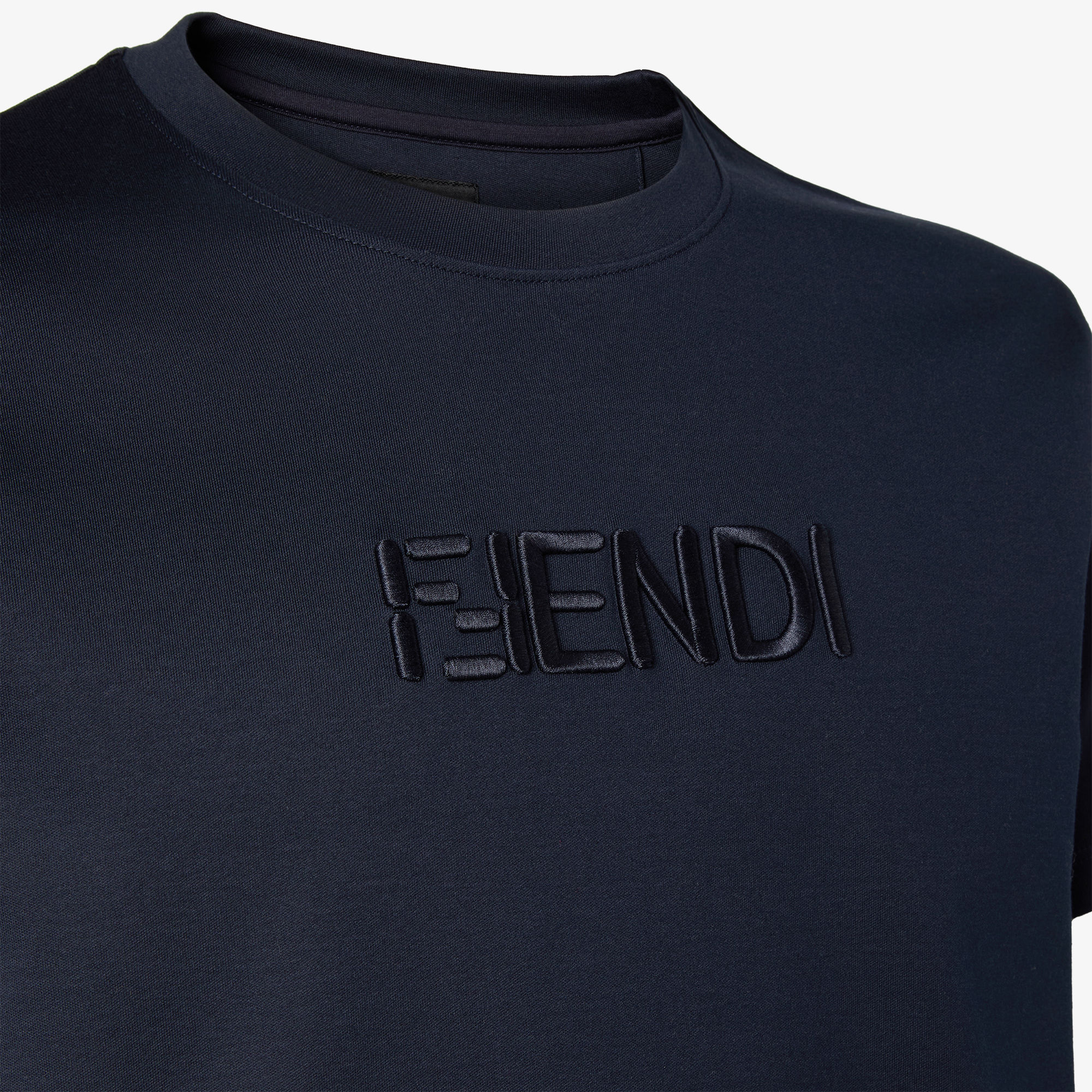 FENDI KIDS Tシャツ　ネイビー サイズ24M Fendi | Boy SS 3D Logo - PureAtlanta.com