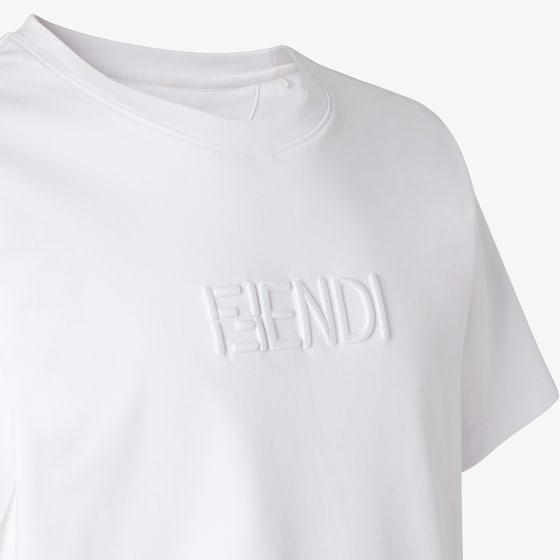 Fendi Slim-fit short-sleeved crew-neck T-shirt | Thumbnail 3