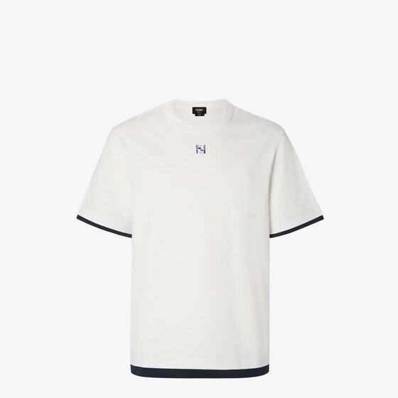 Fendi Oversized short-sleeved crew-neck T-shirt