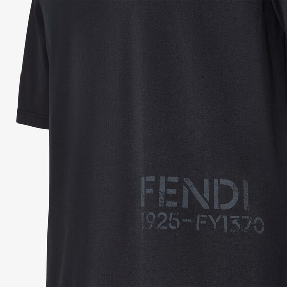 Fendi Regular-fit customised T-shirt with Stencil | Thumbnail 3