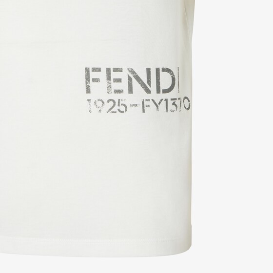 Fendi Regular-fit customised T-shirt with Stencil | Thumbnail 3