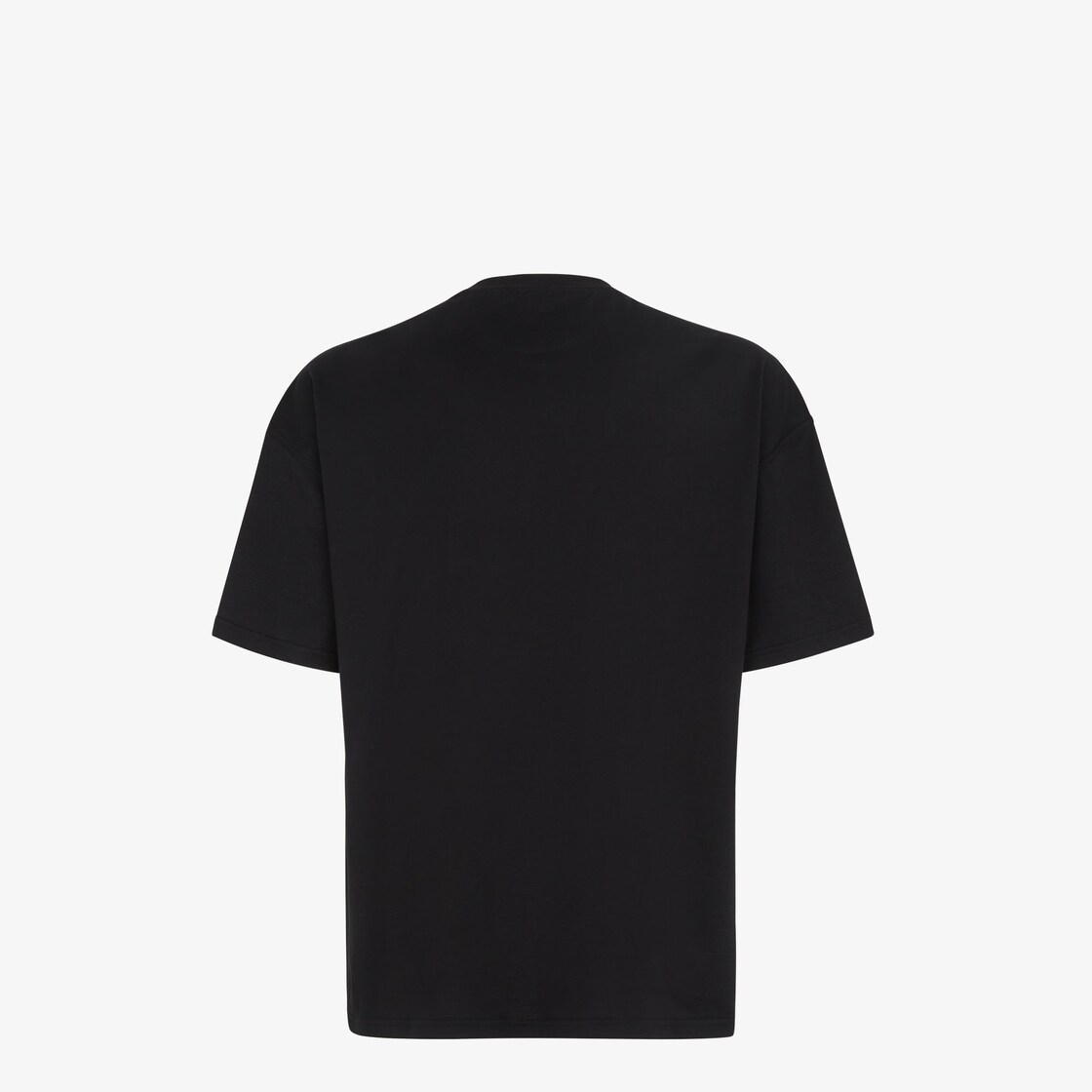 FENDI: T-shirt with Roma logo - Black