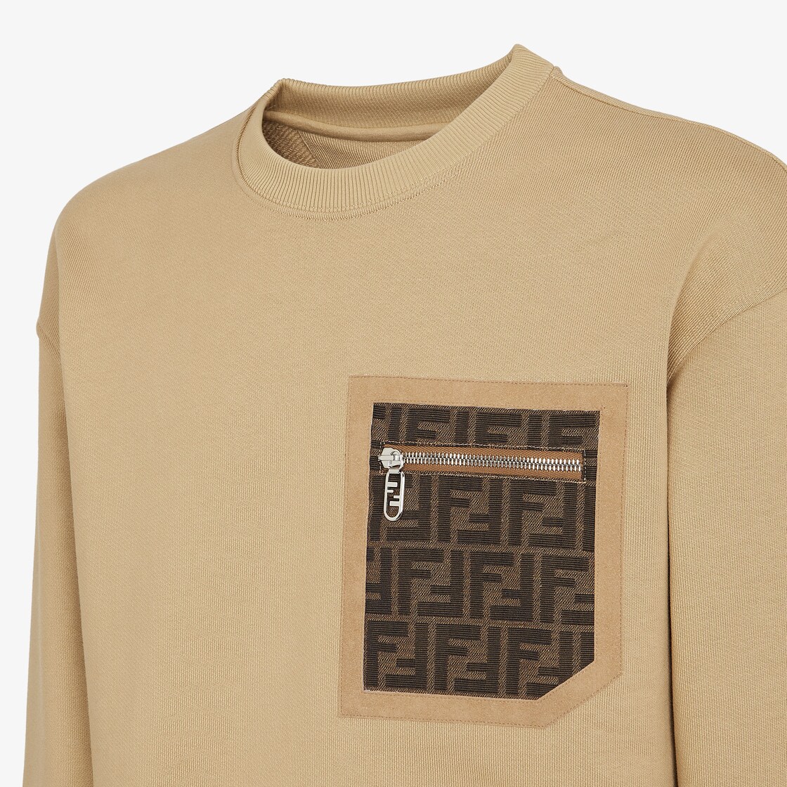 Shop Men s Designer Beige Sweatshirts FENDI AU