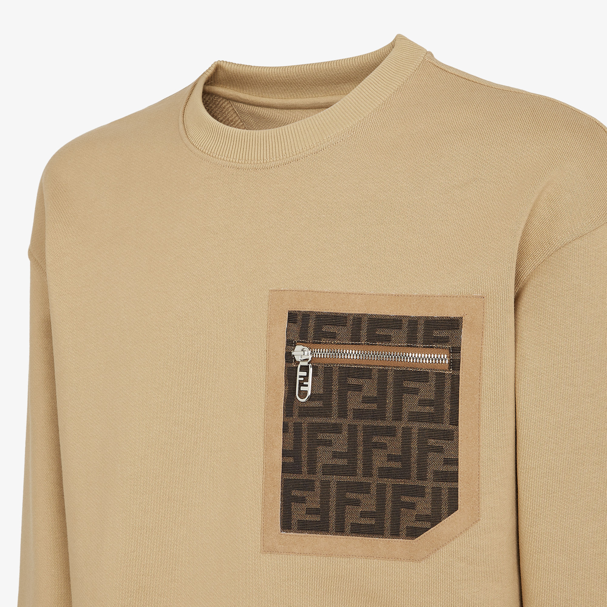 Sweatshirt Cotton Beige | Fendi