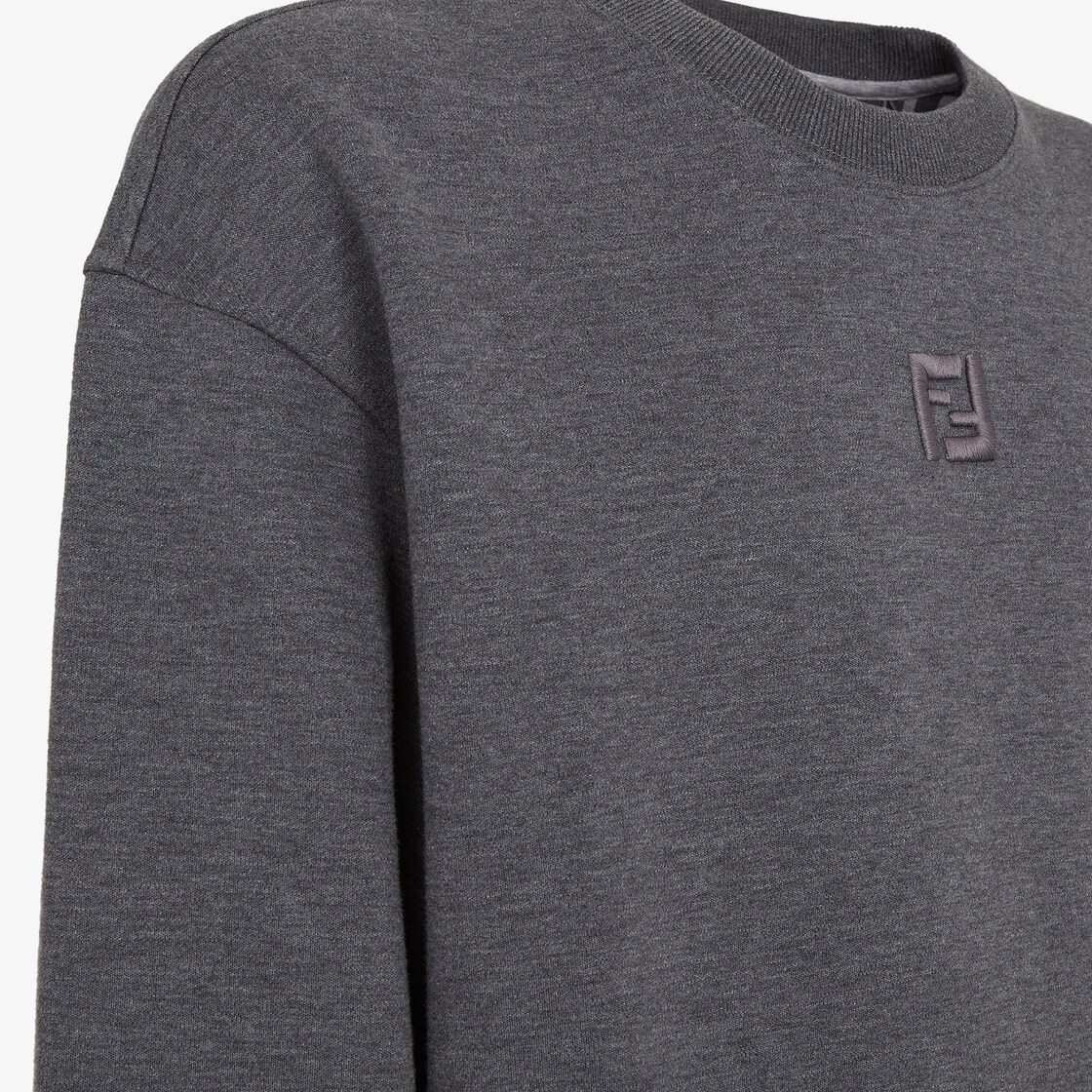 Sweatshirt Dark grey cotton sweatshirt Grey - Image 3/4