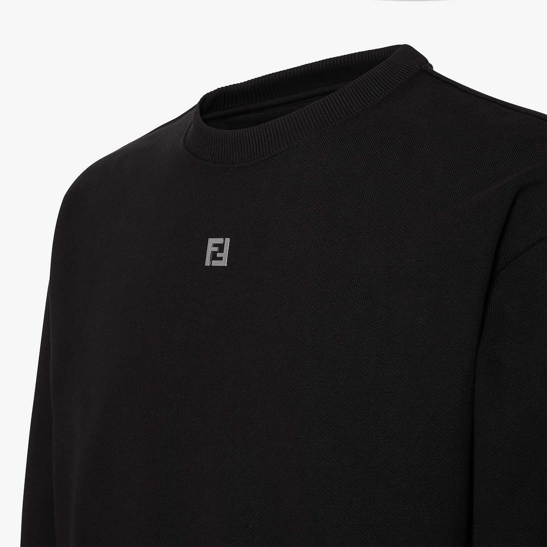 Sweatshirt Black cotton sweatshirt Black - Image 3/4