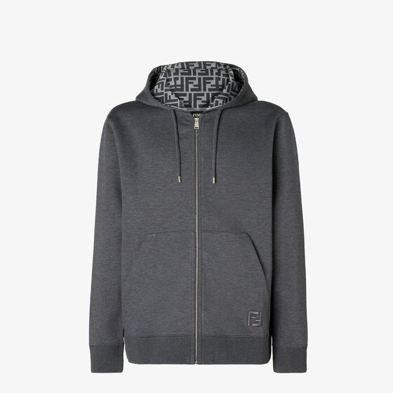 Fendi Sweatshirt In Gray