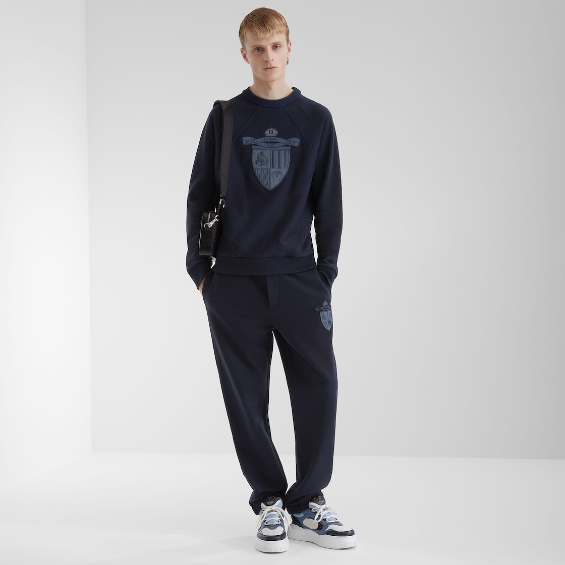 スウェットシャツ コットン ブルー | Fendi スウェットシャツ コットン ブルー | Fendi