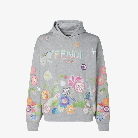 Fendi Fantastic  Future Sweatshirt In Gray