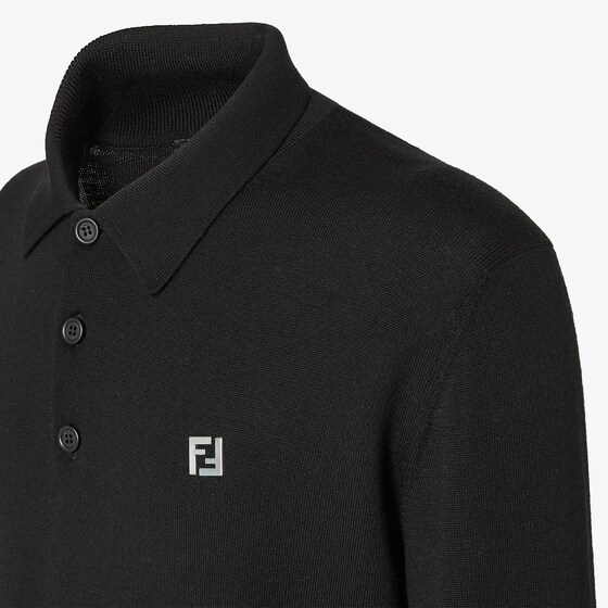 Fendi Long-sleeved polo shirt | Thumbnail 3