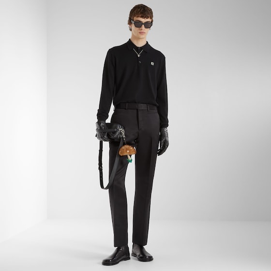 Fendi Long-sleeved polo shirt | Thumbnail 4