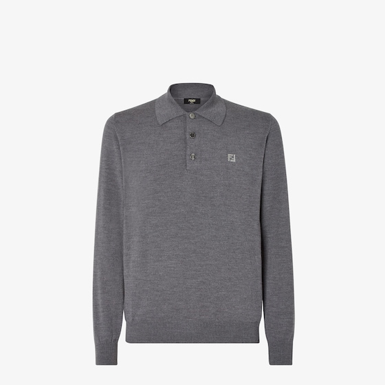 Fendi Long-sleeved polo shirt