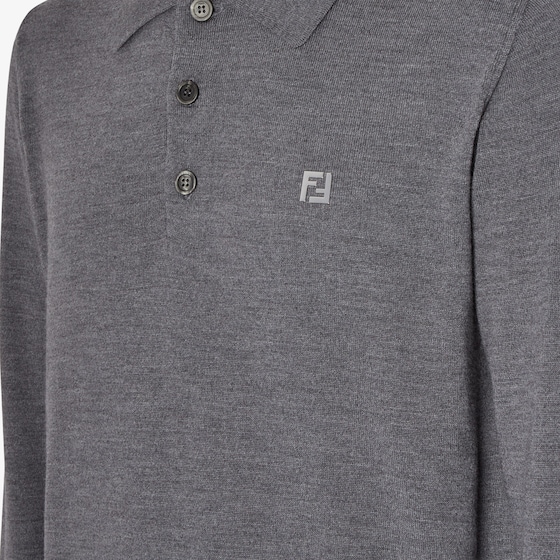 Fendi Long-sleeved polo shirt | Thumbnail 3