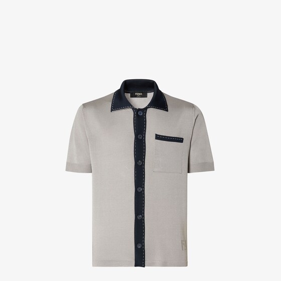 Fendi Cardigan In Gray