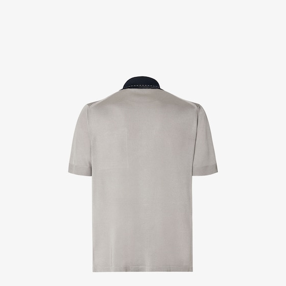 Fendi Short-sleeved cardigan with collar and left-side breast | Thumbnail 2
