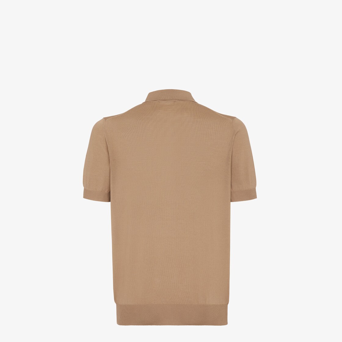 Polo shirt Light brown wool polo shirt Brown - Image 3/5